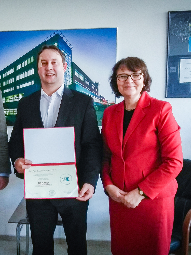 Doc. Ing. Vladislav Bína, Ph.D. oficiálně jmenován děkanem Fakulty managementu
