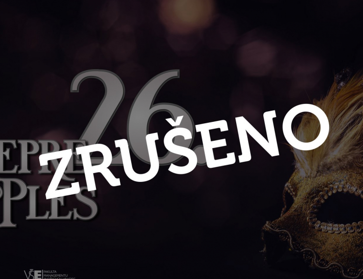 26. protančená noc Fakulty managementu VŠE – zrušeno!